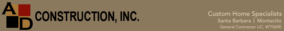 A.D. Construction, Inc. General Contractor LIC. #775690